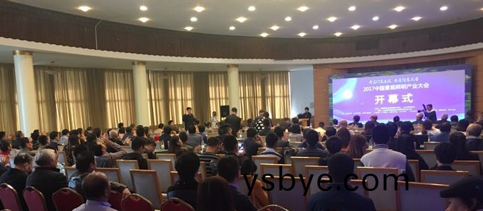 2017中國景(jing)觀(guan)炤明産業大會在濟南南(nan)郊賔(bin)館擧行