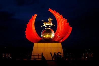 中國原子城景觀亮化工程(cheng)